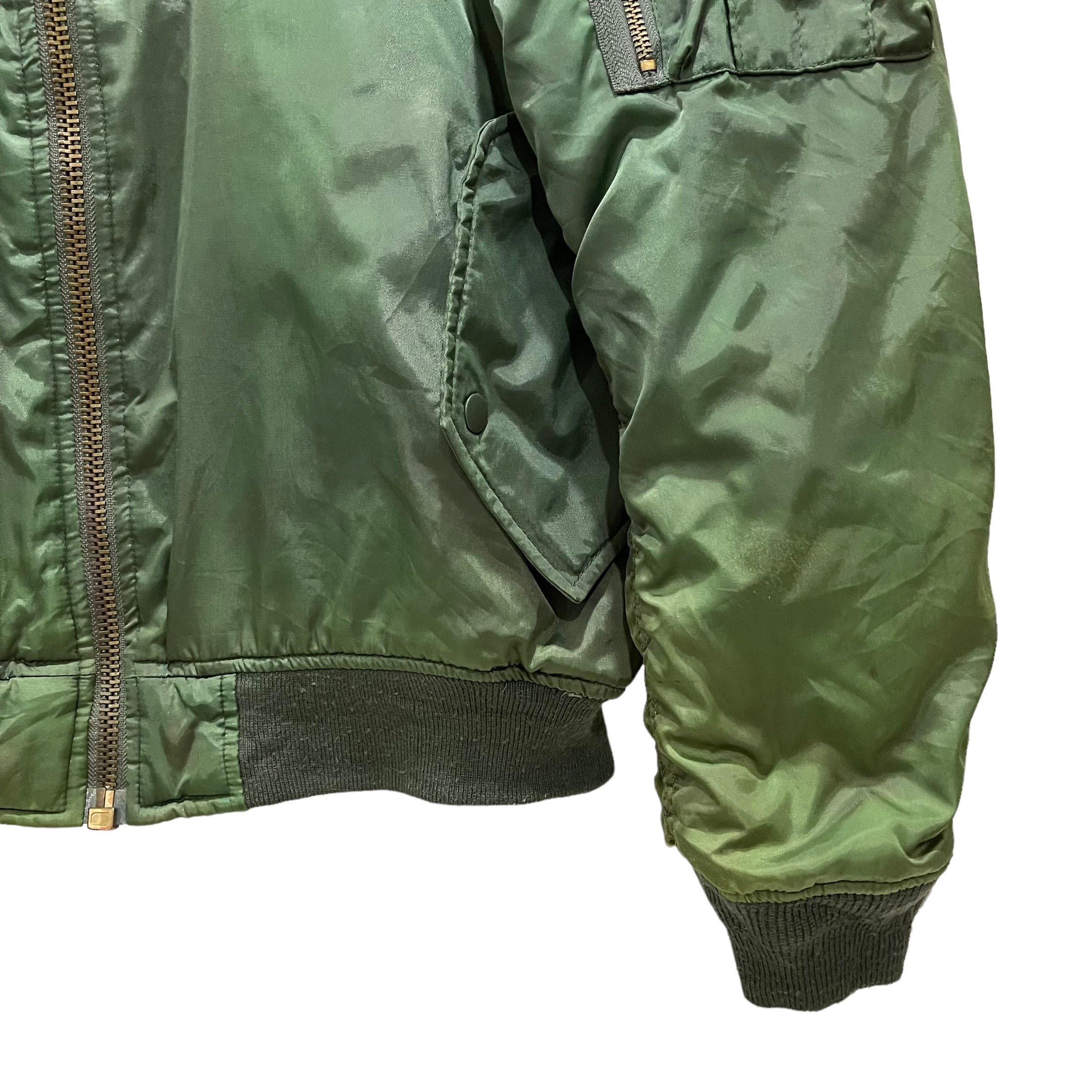 Vintage!! 90s BOSCH MA-1 Reversible Bomber Jacket - Etsy Vintage!! 90s BOSCH MA-1 Reversible Bomber Jacket - Etsy