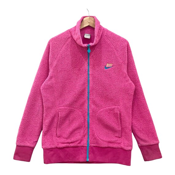 pink nike swoosh jacket