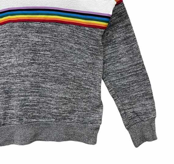 Vintage!! Inspired Hearts Multicolour Crewneck Sw… - image 4