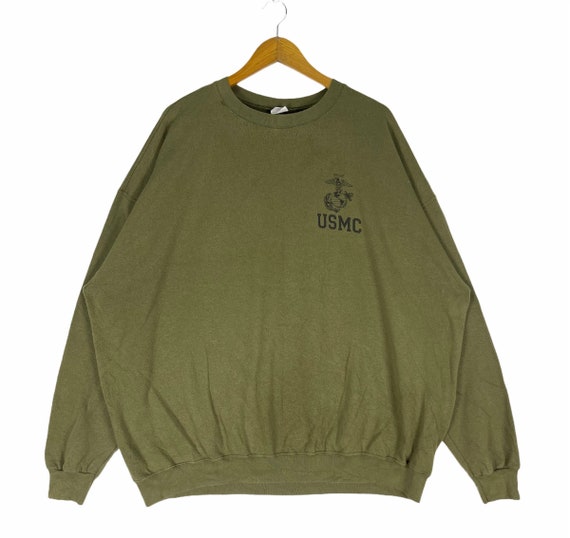 Marine corps green sweater hotsell