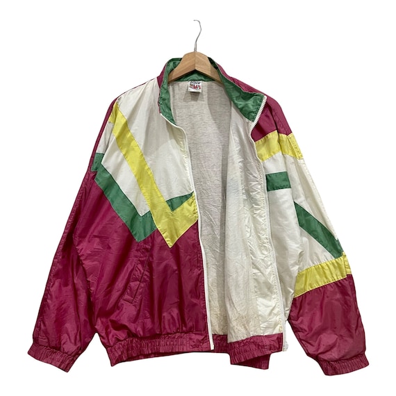 Vintage!! Multicolour Prince Tennis Sportswear Windbreaker Vintage!! Multicolour Prince Tennis Sportswear Windbreaker