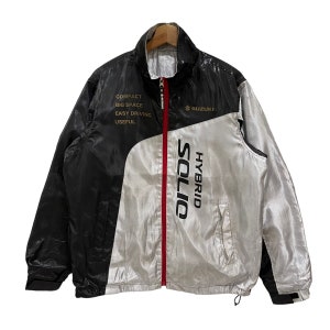 Vintage SUZUKI SOLIO HYBRID Zipper Windbreaker Jacket