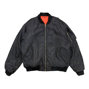 Vintage!! Japanese Brand Zipper Bomber Jacket