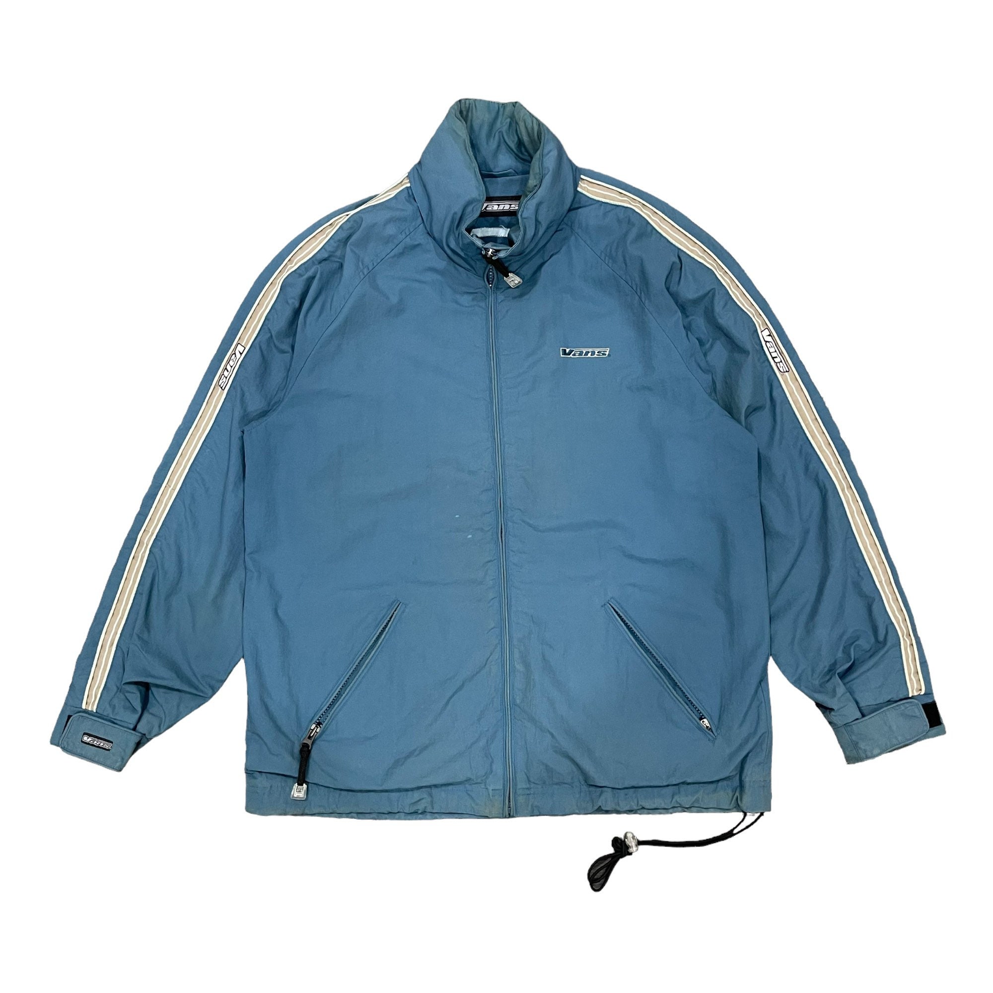 Vintage 90s VANS of the Wall Skateboard Zipper Windbreaker Jacket Etsy