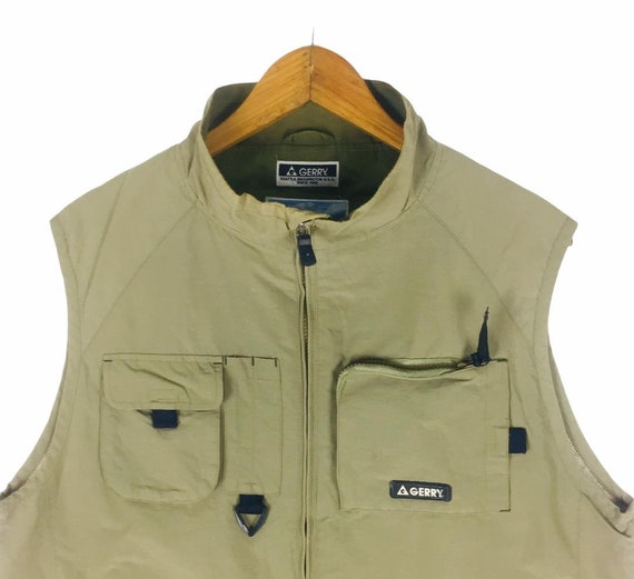 Vintage!! Gerry Multipockets Fishing Vest Jacket - image 3