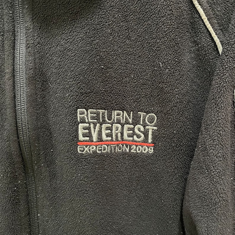 Vintage Eddie Bauer Return to Everest Expedition 2009 Windcutter Fleece
