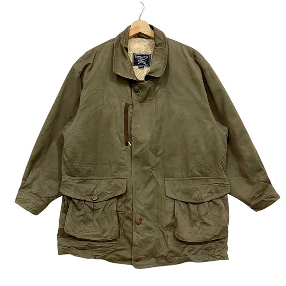 Vintage 80s Burberrys Burberry London Pocket Button Coat