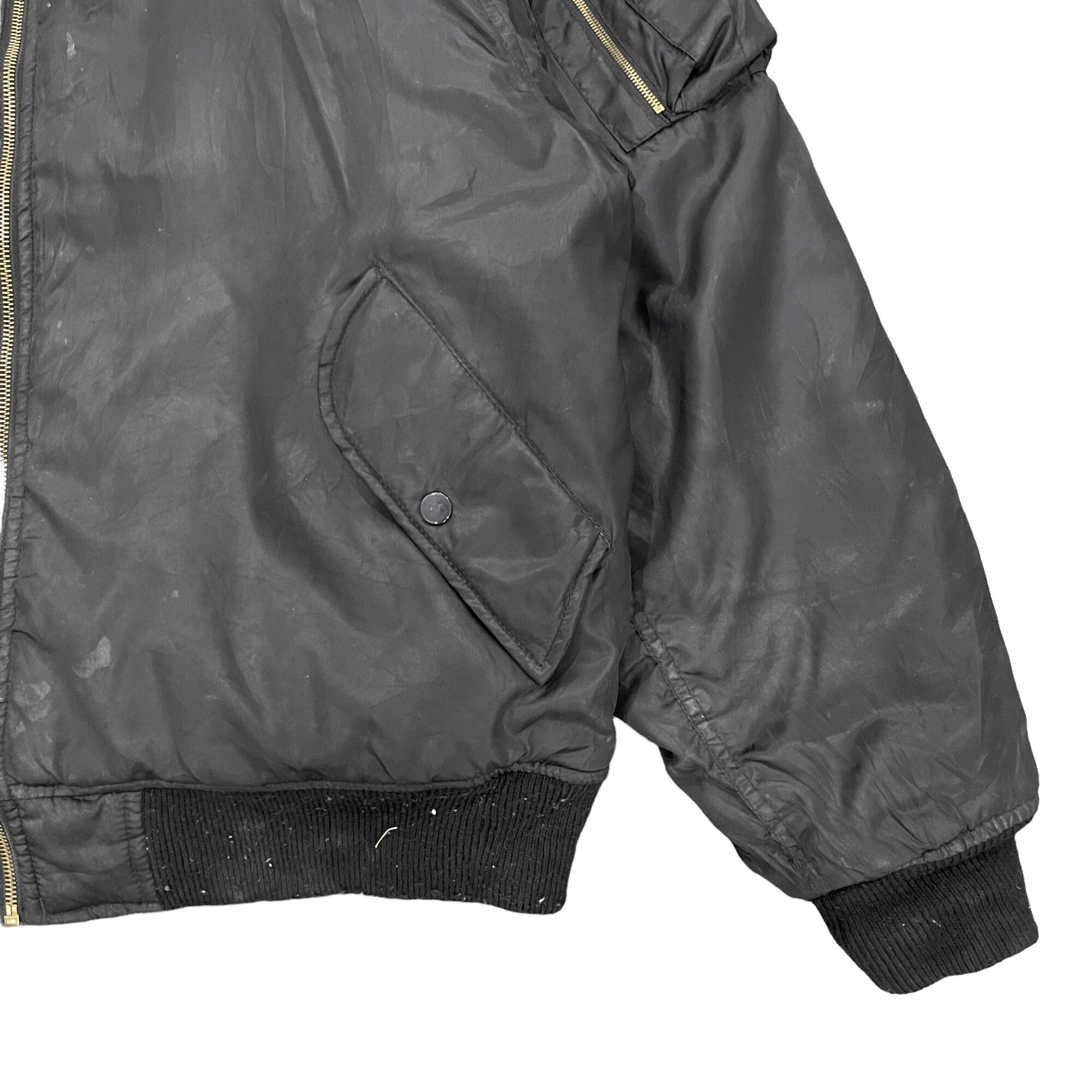 Vintage!! Japanese Brand Zipper Bomber Jacket - Etsy