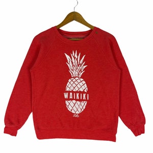 Vintage!! Billabong Waikiki Hawaii Crewneck Sweater Sweatshirt