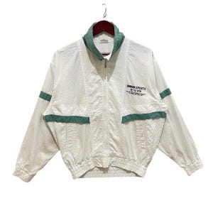 Vintage 90s YAMAHA Sports Yamaha Racing Motorsport Motorcycle Zipper Light Jacket