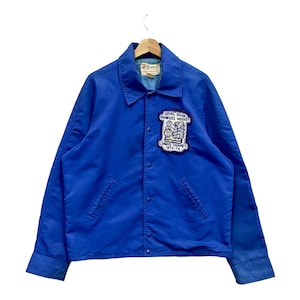 Rare!!Vintage!! 70s Royal Bank of Canada Banker’s Hockey League Champs Windbreaker Jacket