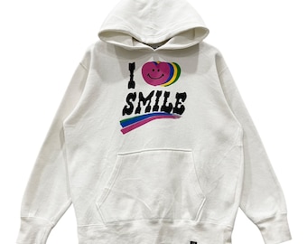 Jahrgang!! Ich liebe Lächeln großes Logo Sweatshirt Pullover Hoodie