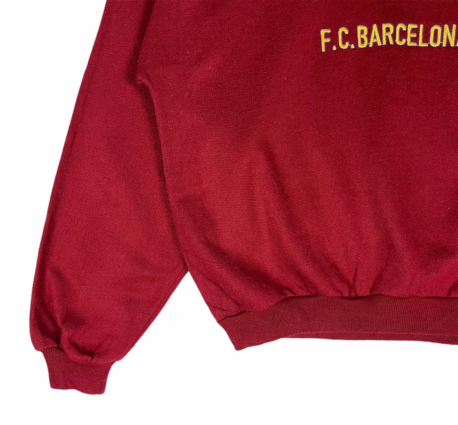 Vintage FC Barcelona Embroidery Crewneck Sweater Sweatshirt | Etsy