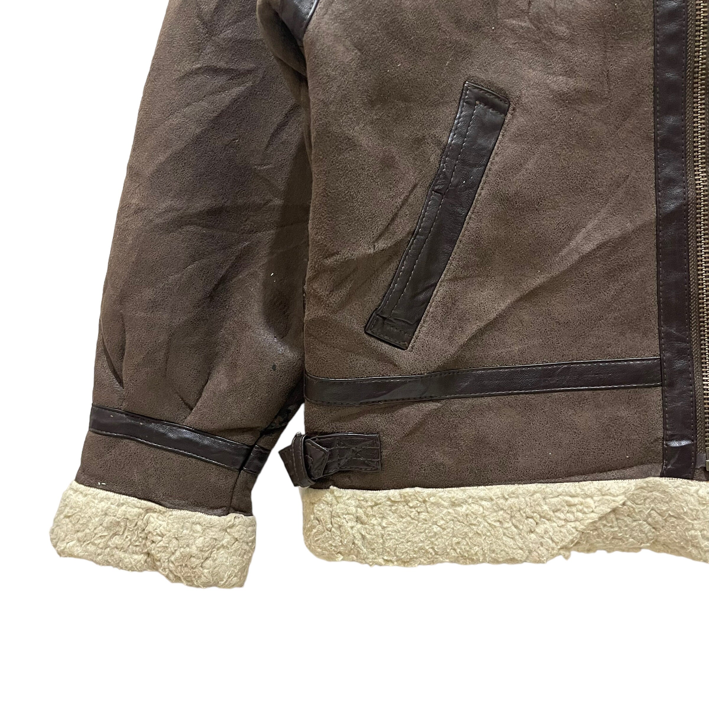Alpha Industries Type B-3 Shearling Sheepskin Flight Aviator