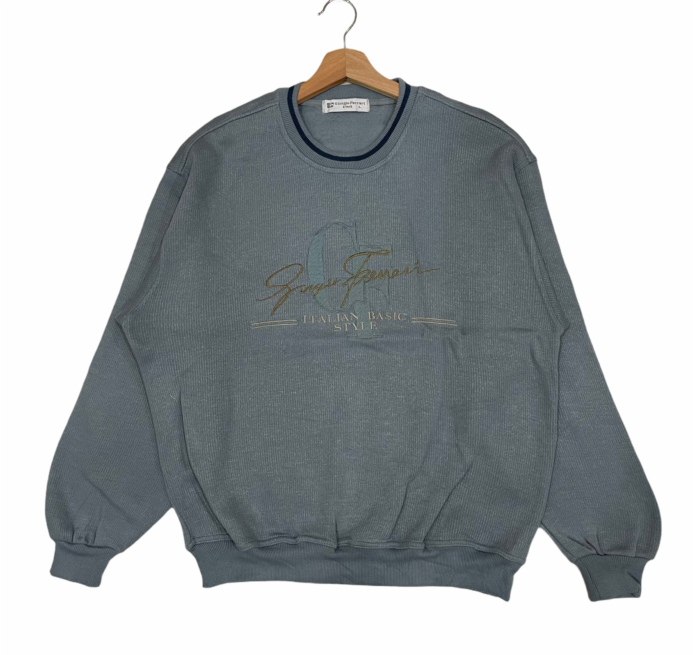 【GIORGIO ARMANI】1970s Refined SweatShirt GIORGIO ARMANI】1970s Refined SweatShirt