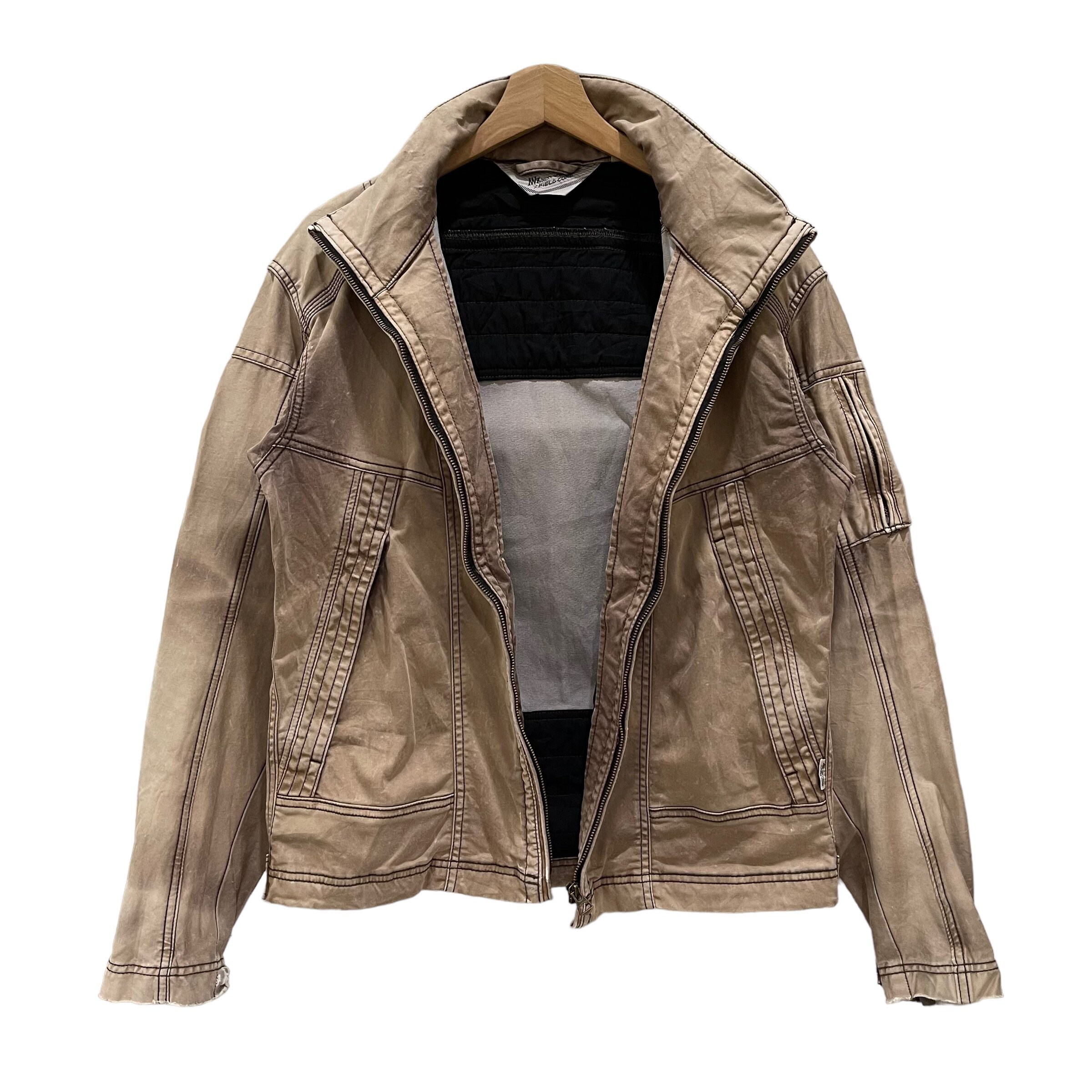 Vintage Next Workerz X Field Core Sun Faded Riding Jacket - Etsy Vintage Next Workerz X Field Core Sun Faded Riding Jacket - Etsy
