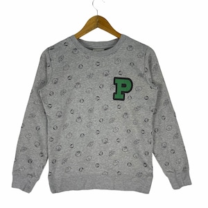 Vintage!! Peanuts Snoopy Full Print Crewneck Sweater Sweatshirt