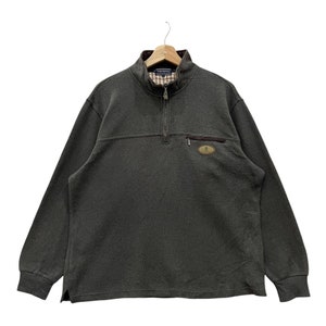 Vintage!! Hush Puppies Quarter Zipper Sweater Sweatshirt