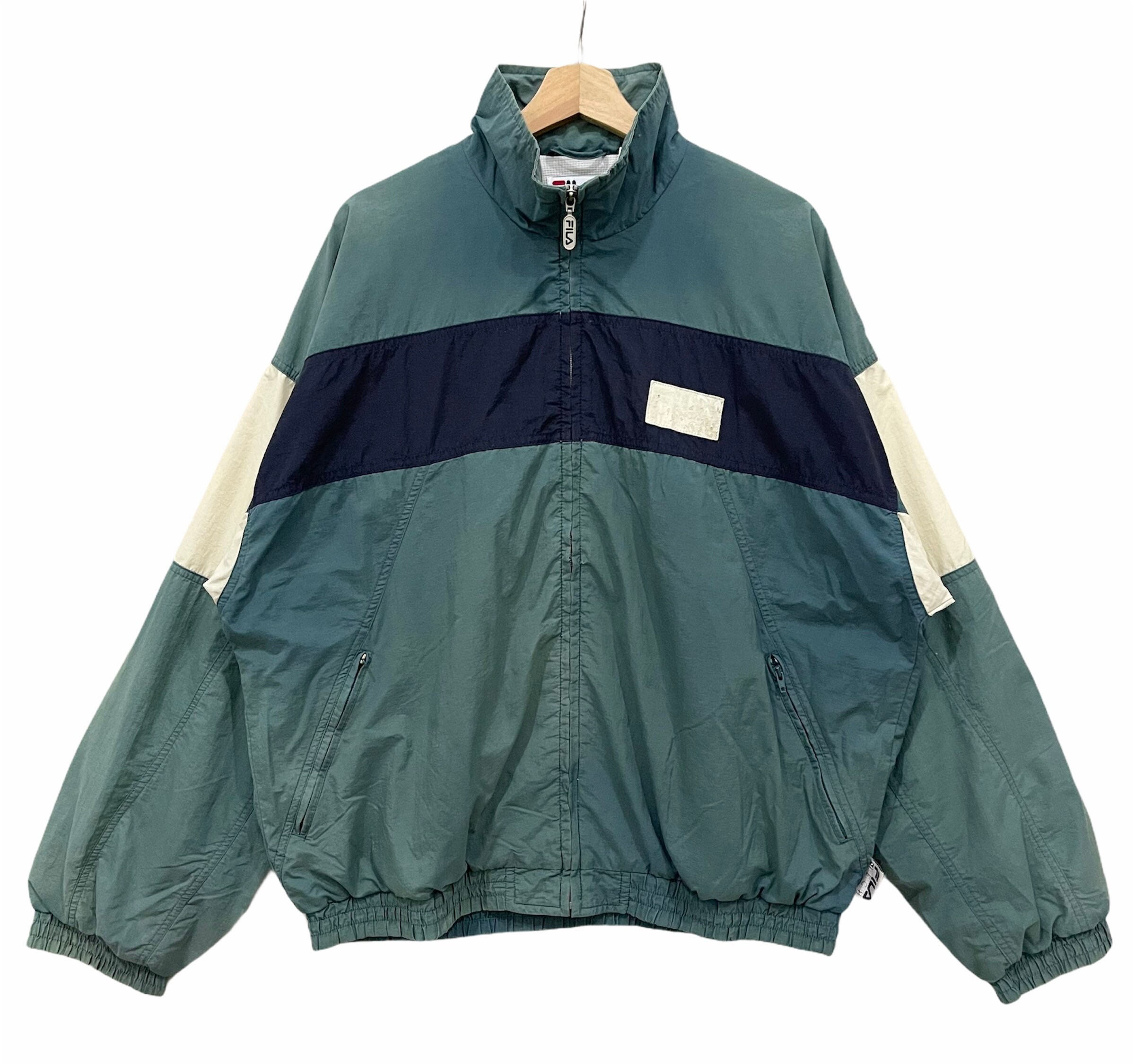 Vintage!! FILA Tech Windbreaker Jacket Multicolour - Etsy Vintage!! FILA Tech Windbreaker Jacket Multicolour - Etsy