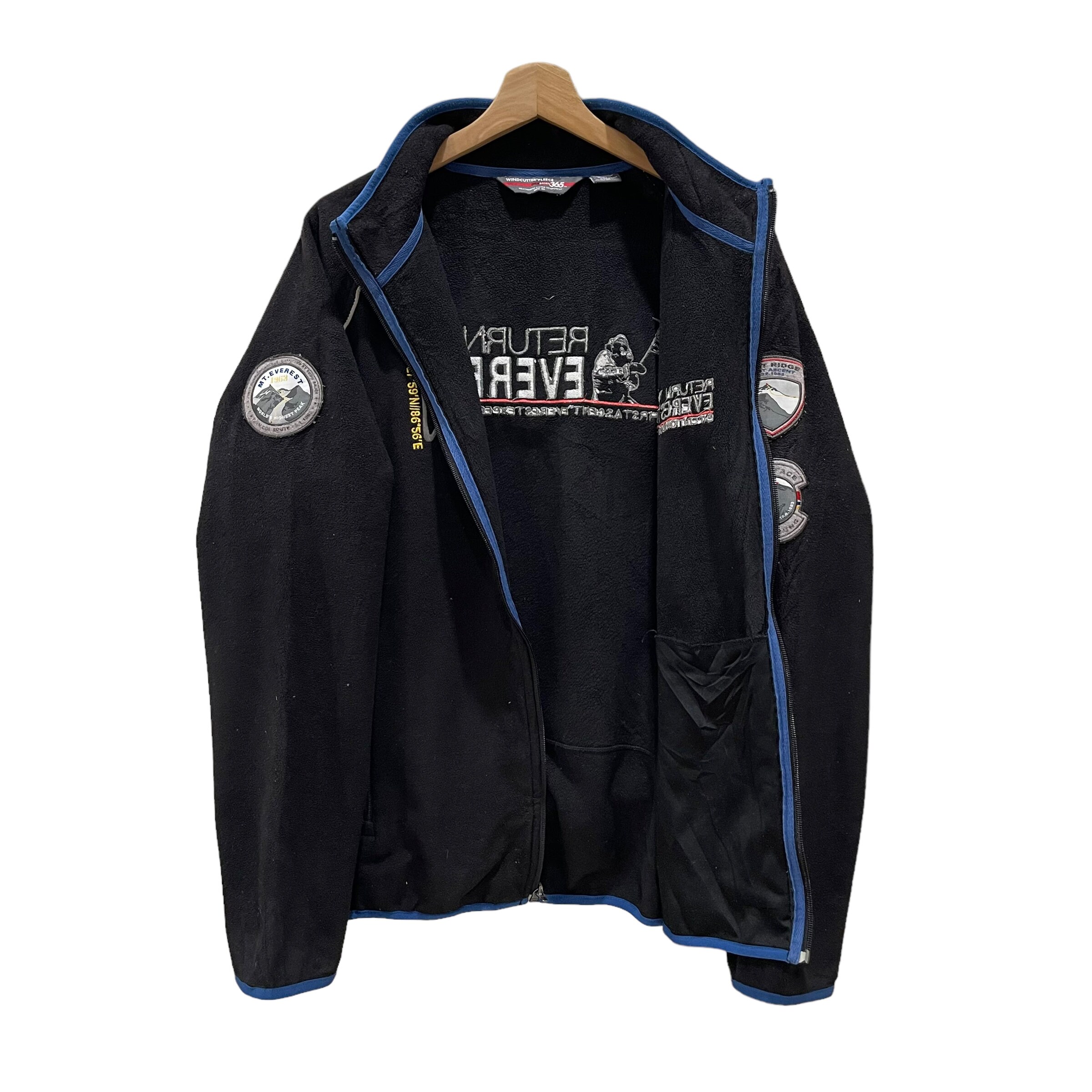 Vintage Eddie Bauer Return to Everest Expedition 2009 Windcutter Fleece