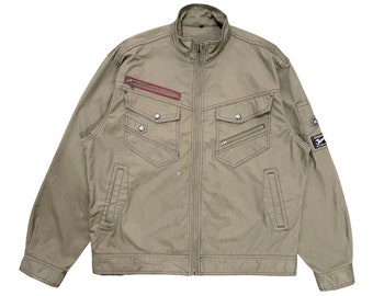 Vintage Jawin Japanese Brand Workwear Worker Pockets Jacket