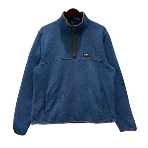 Vintage LL Bean-sweater met kwartrits