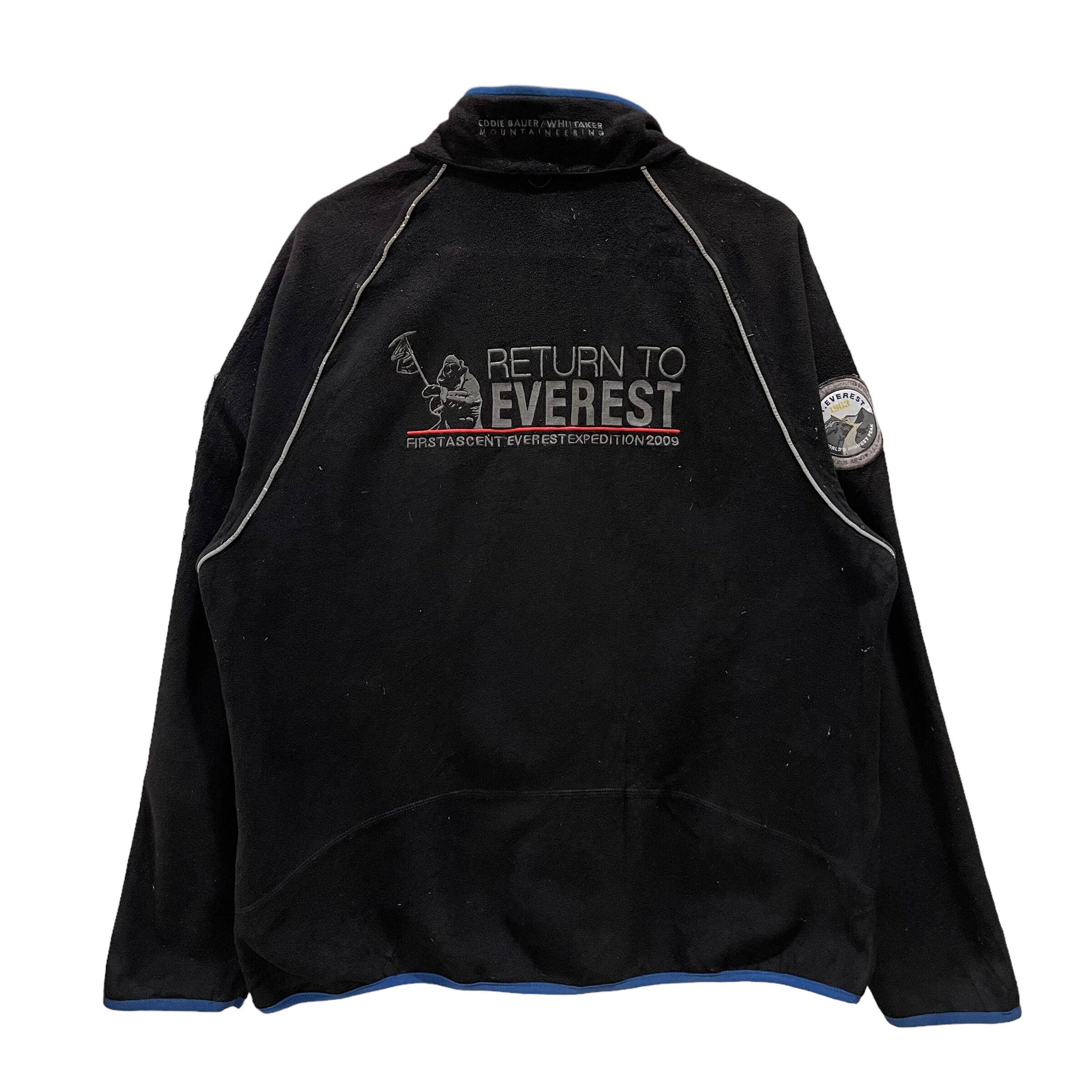 Vintage Eddie Bauer Return to Everest Expedition 2009 Windcutter Fleece