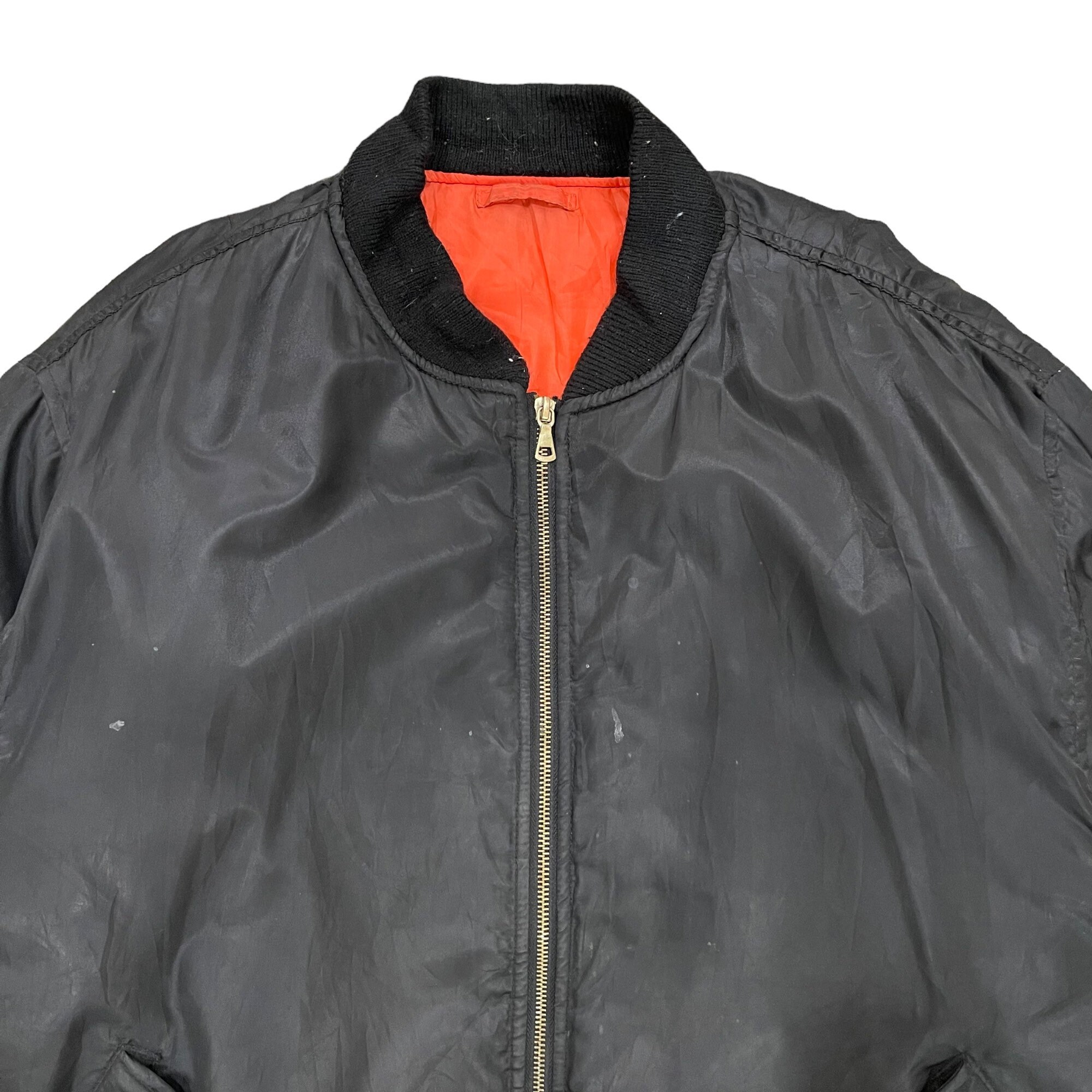 Vintage!! Japanese Brand Zipper Bomber Jacket - Etsy
