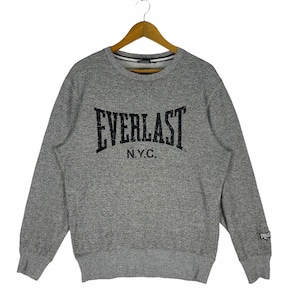 Vintage!! EVERLAST NYC Big Spell Out Big Logo Sweater Sweatshirt