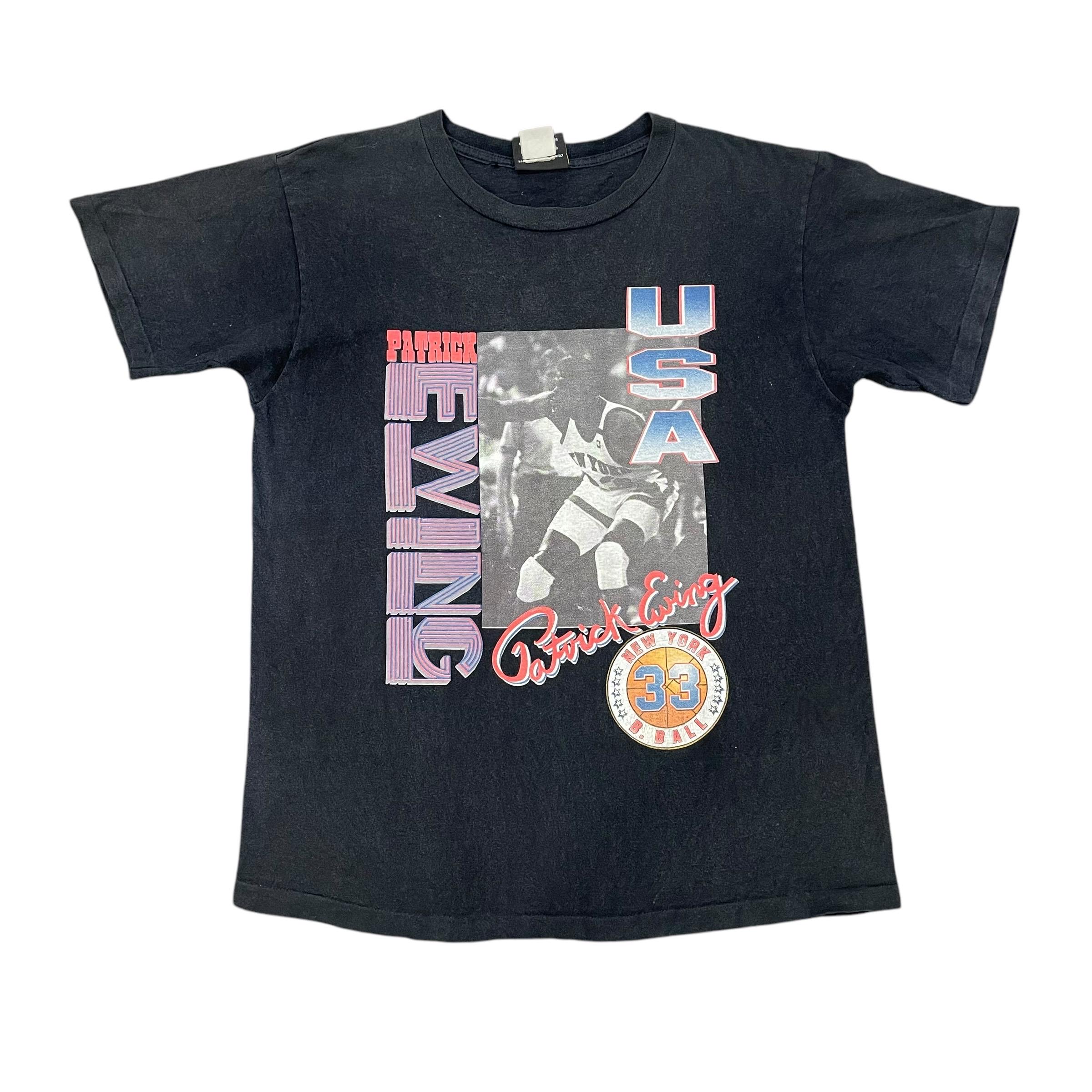 【90sヴィンテージ】NBA ニックス パトリック・ユーイング Tシャツ L ヴィンテージ 90年代 パトリック・ユーイング ニックス クルーネックT