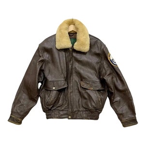 Vintage 80s Reservations Tickets Leather Jacket Type G-1