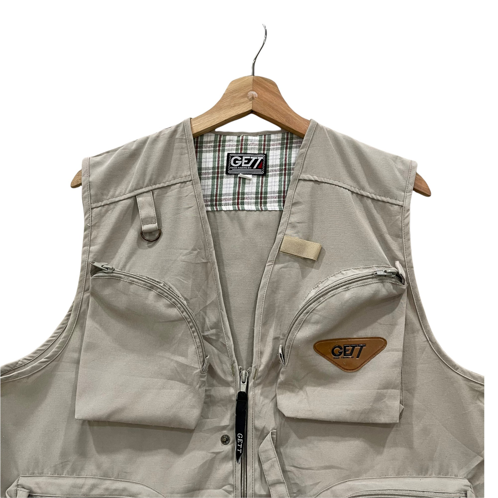 ウェア 90s LAND'S END fisherman vest Land's End 90s Fisherman Vest L Vintage Casual Multi-Color
