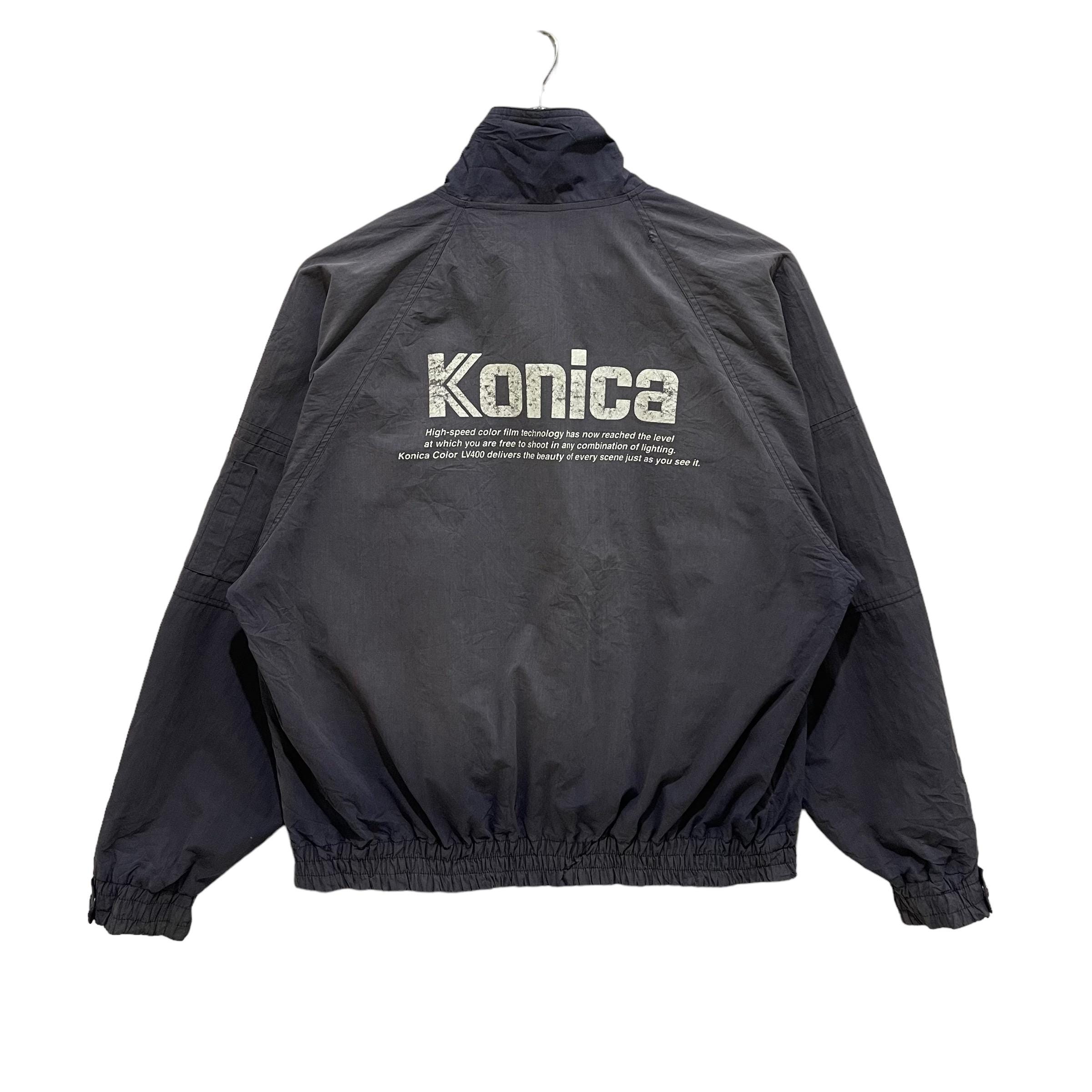 Vintage 80s Konica Spell Out Sunfaded Zipper Bomber Jacket - Etsy
