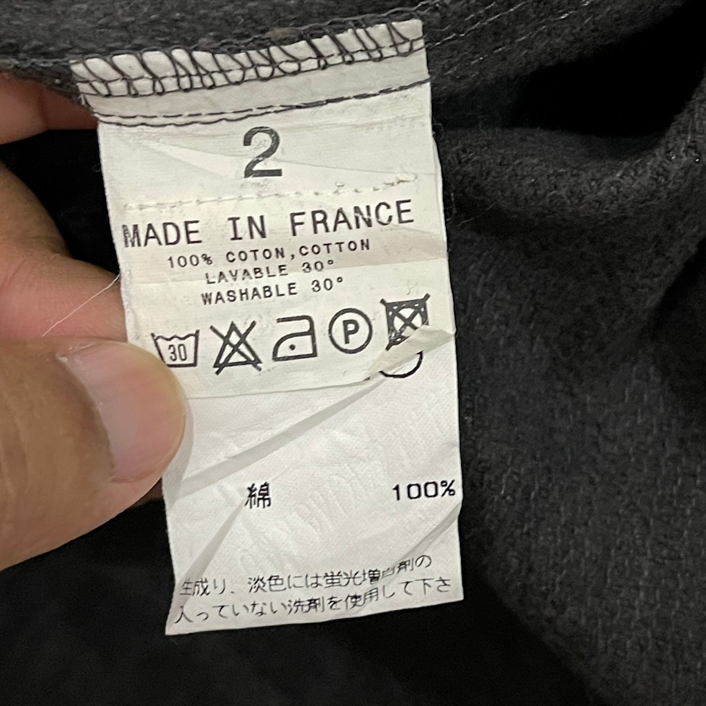 90's agnes b 【made in france】 Vintage 90s AGNES B Made in France Utility Worker Workwear Button