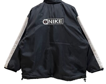 Chaqueta Nike Basketball Spell Out con cremallera vintage de los años 90