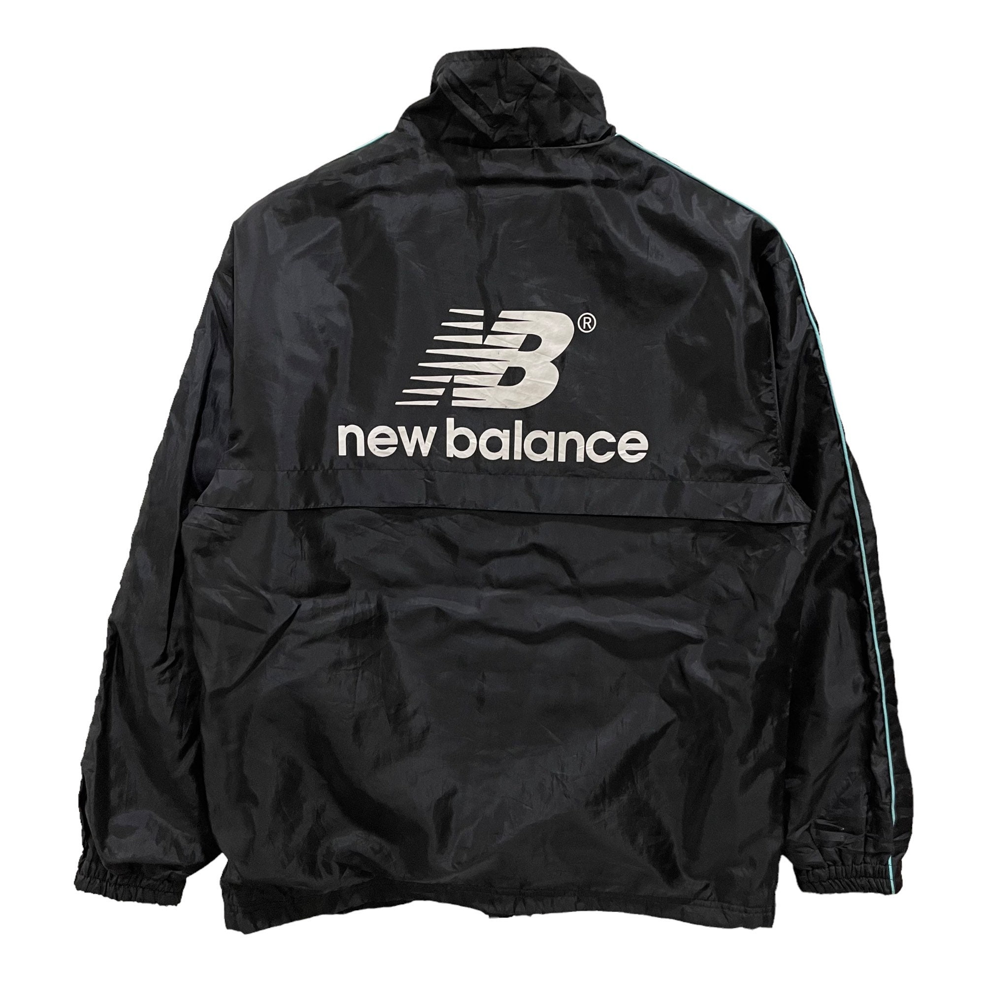 Vintage New Balance Big Spell Out Zipper Windbreaker Jacket - Etsy