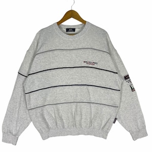 Vintage!! Worlds Polo Sports Championships Small Spell Out Crewneck Sweater Sweatshirt Sportwear