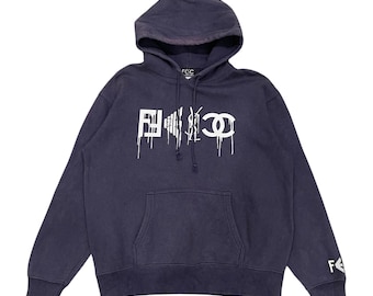 Vintage Parodie Luxus Designer Kapuzenpullover - FESC - Size L