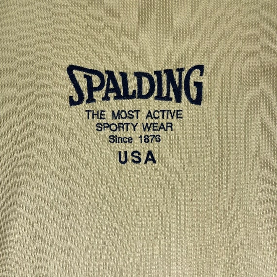 Vintage!! Spalding USA Big Spell Out Crewneck Swe… - image 2