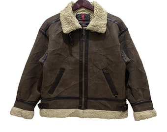 Alpha Industries Type B-3 Shearling Sheepskin Flight Aviator