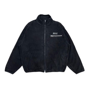 Vintage Mercedes Benz Fleece Zipper Jacket