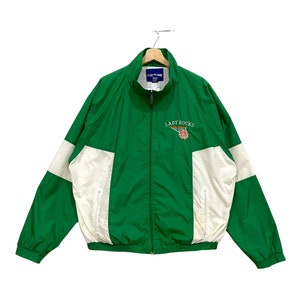 Vintage!! Holloway Lady Rocks Basketball Colour Block Windbreaker Jacket