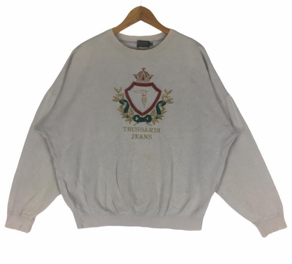 Trussardi outlet jeans sweatshirt