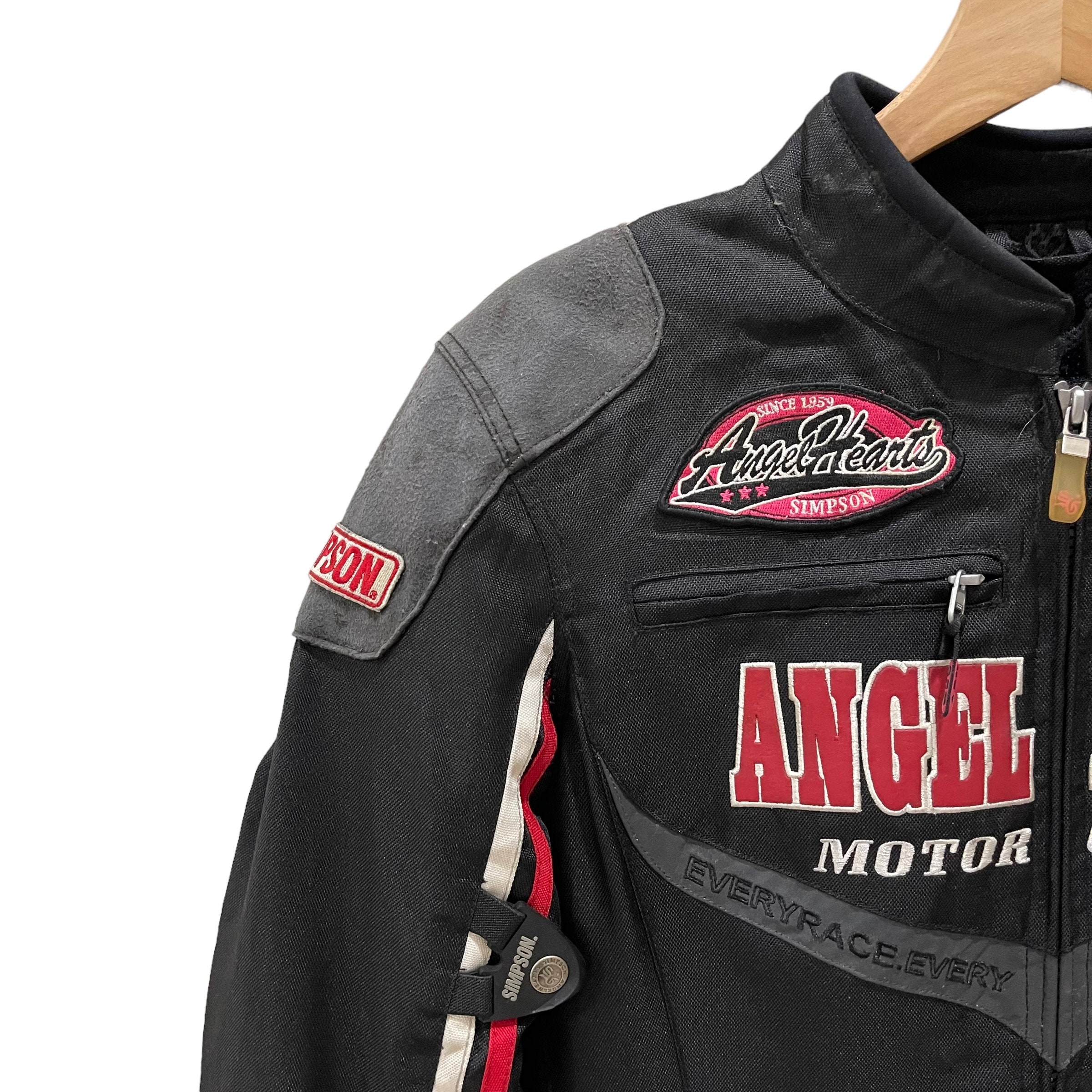 Angel Heart Simpson Motorcycle Racing Riders Jacket - Etsy Angel Heart Simpson Motorcycle Racing Riders Jacket - Etsy