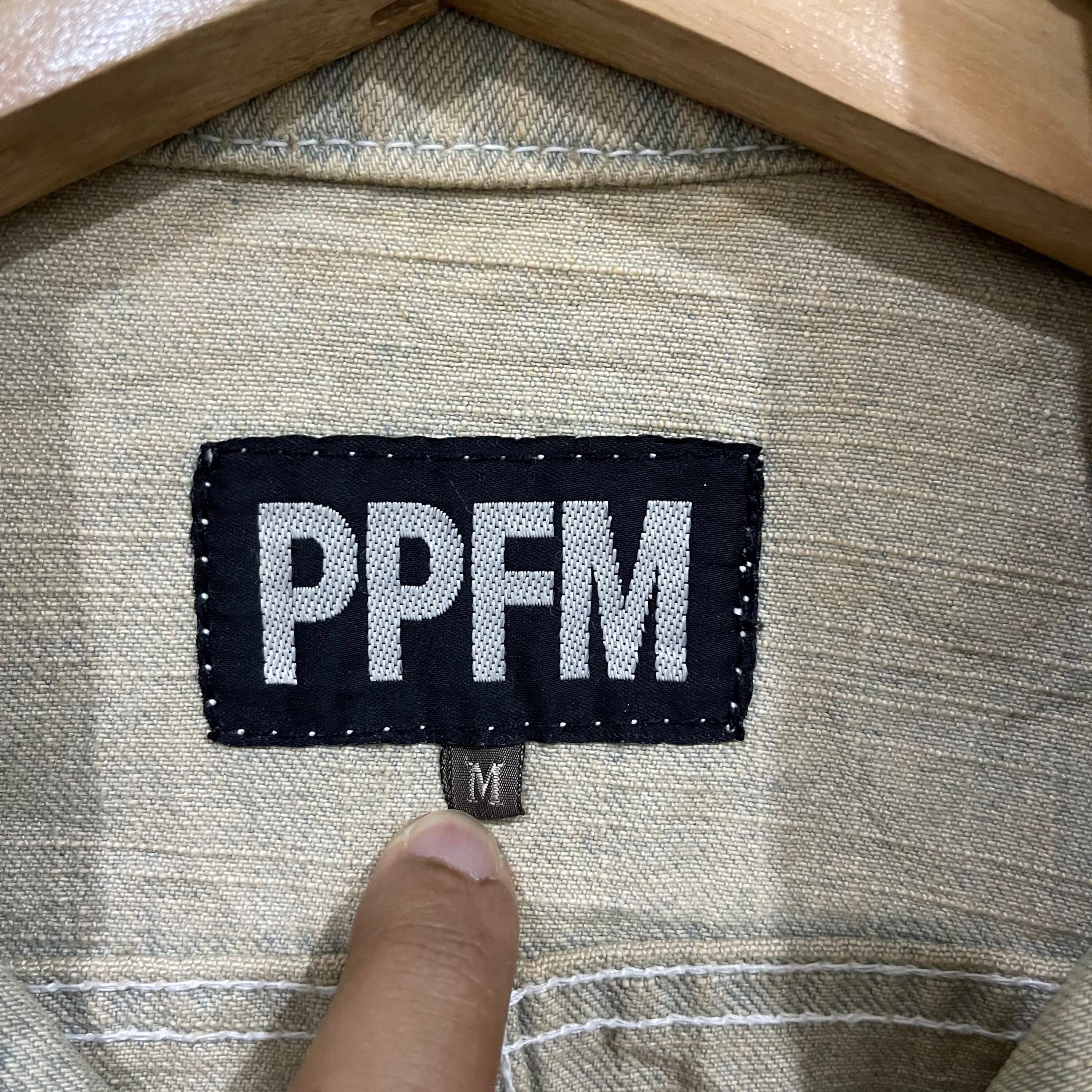 ヴィンテージ日本ブランド PPFM ダメージ加工デニムジャケット