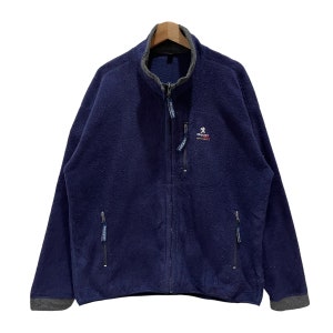 Vintage Peugeot Sports Fleece Zipper Jacket