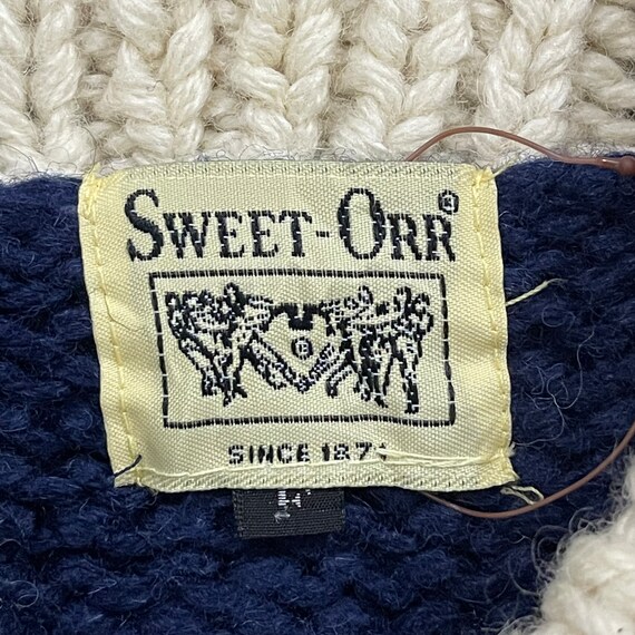 Vintage Sweet Orr Knitted Zipper Sweater - image 8