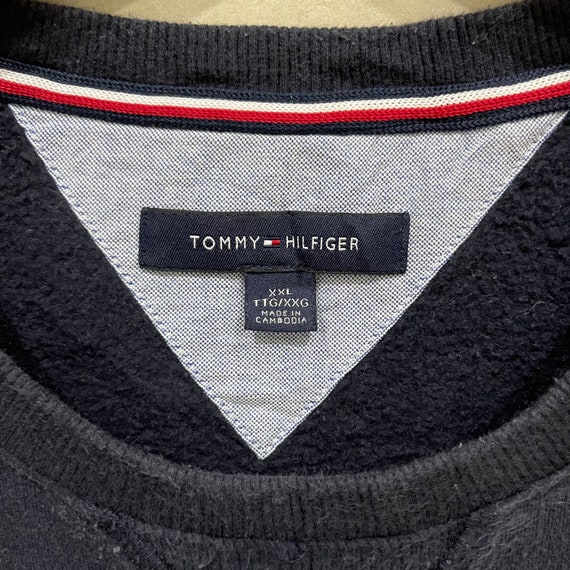 Vintage!! Tommy Hilfiger Small Spell Out Sweatshi… - image 6