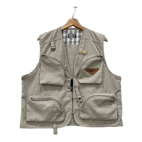 Vintage!! Japanese Brand Fishing Zipper Vest - Etsy