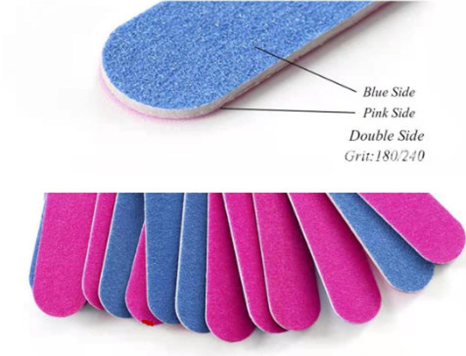 20/100pcs Reusable Doublesided Nail File/ Disposable Mini Etsy